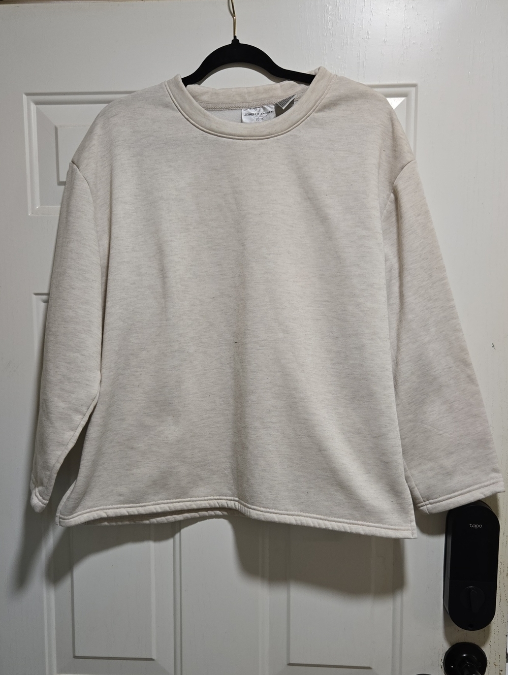 Women’s Cream Crewneck Pullover Sweater